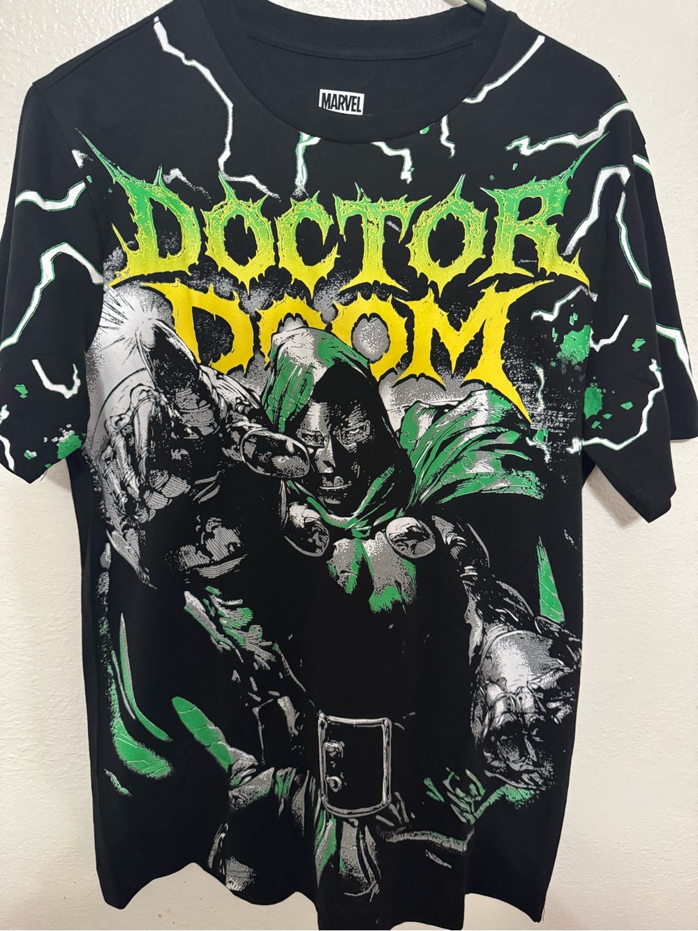 Marvel Doctor Doom Men’s T-Shirt Size Large